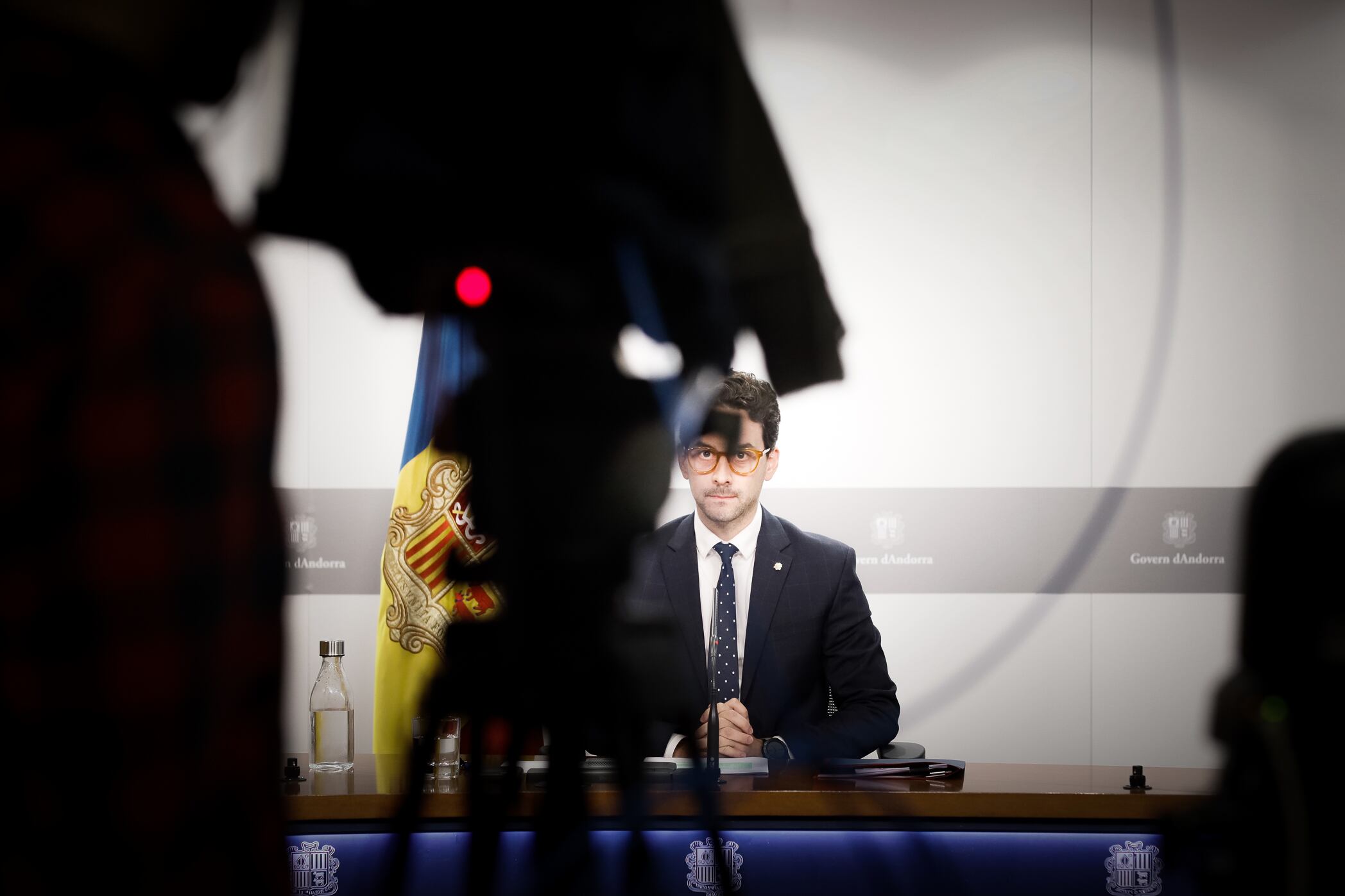 El ministre portaveu, Guillem Casal, en roda de premsa del consell de ministres