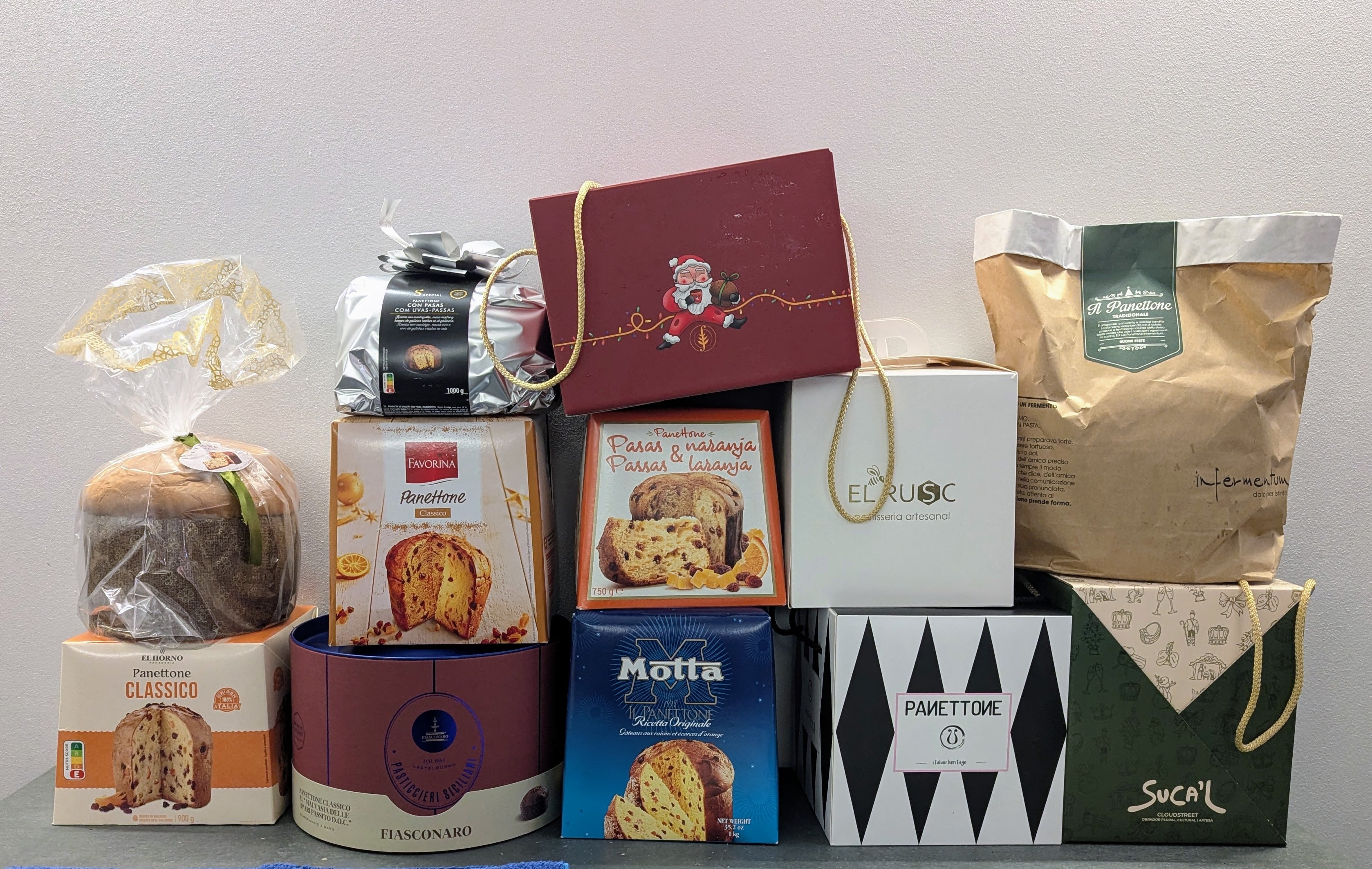 Los 'panettones' de la cata de Panepanna.