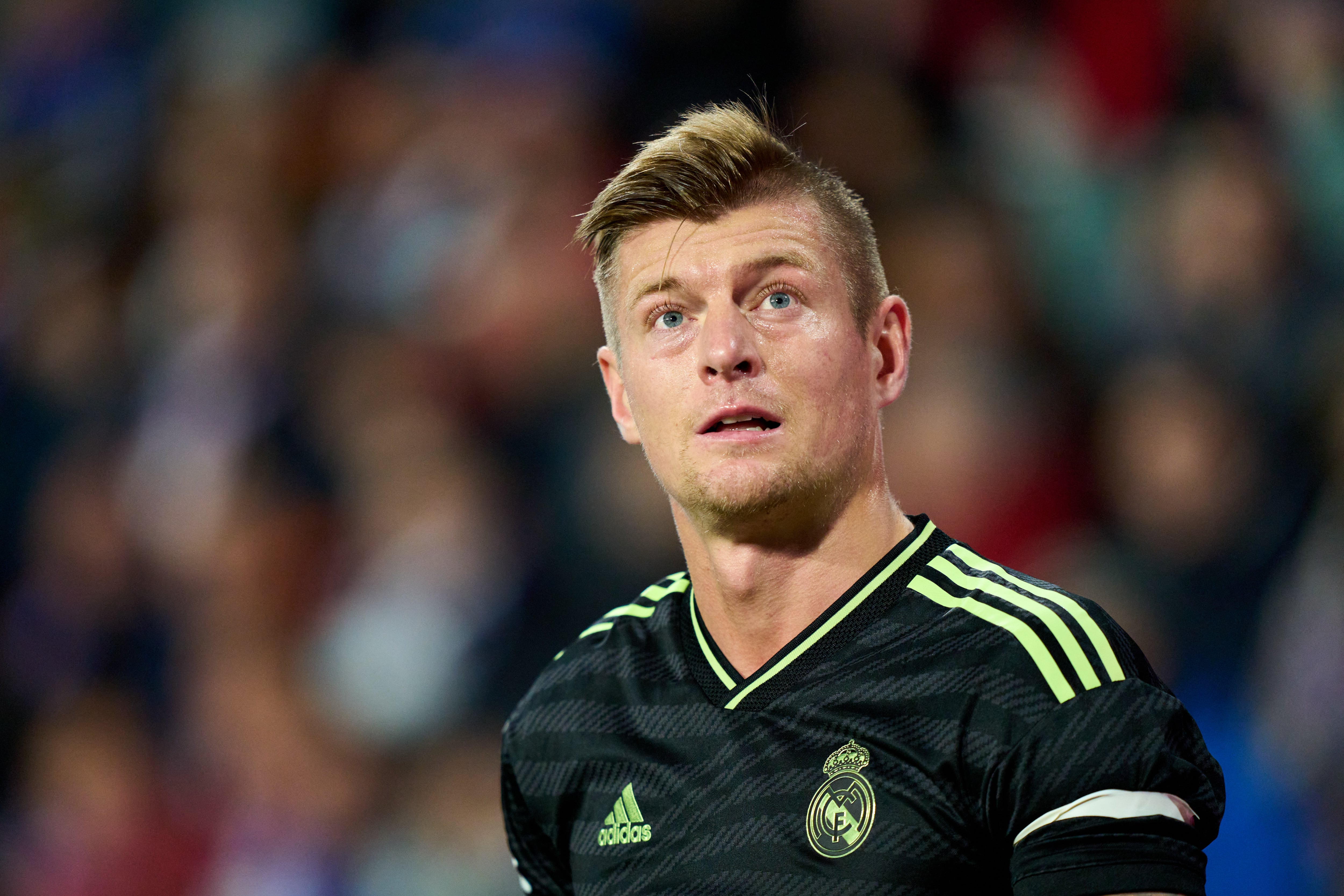 Toni Kroos, durante el partido de Liga contra el Valladolid