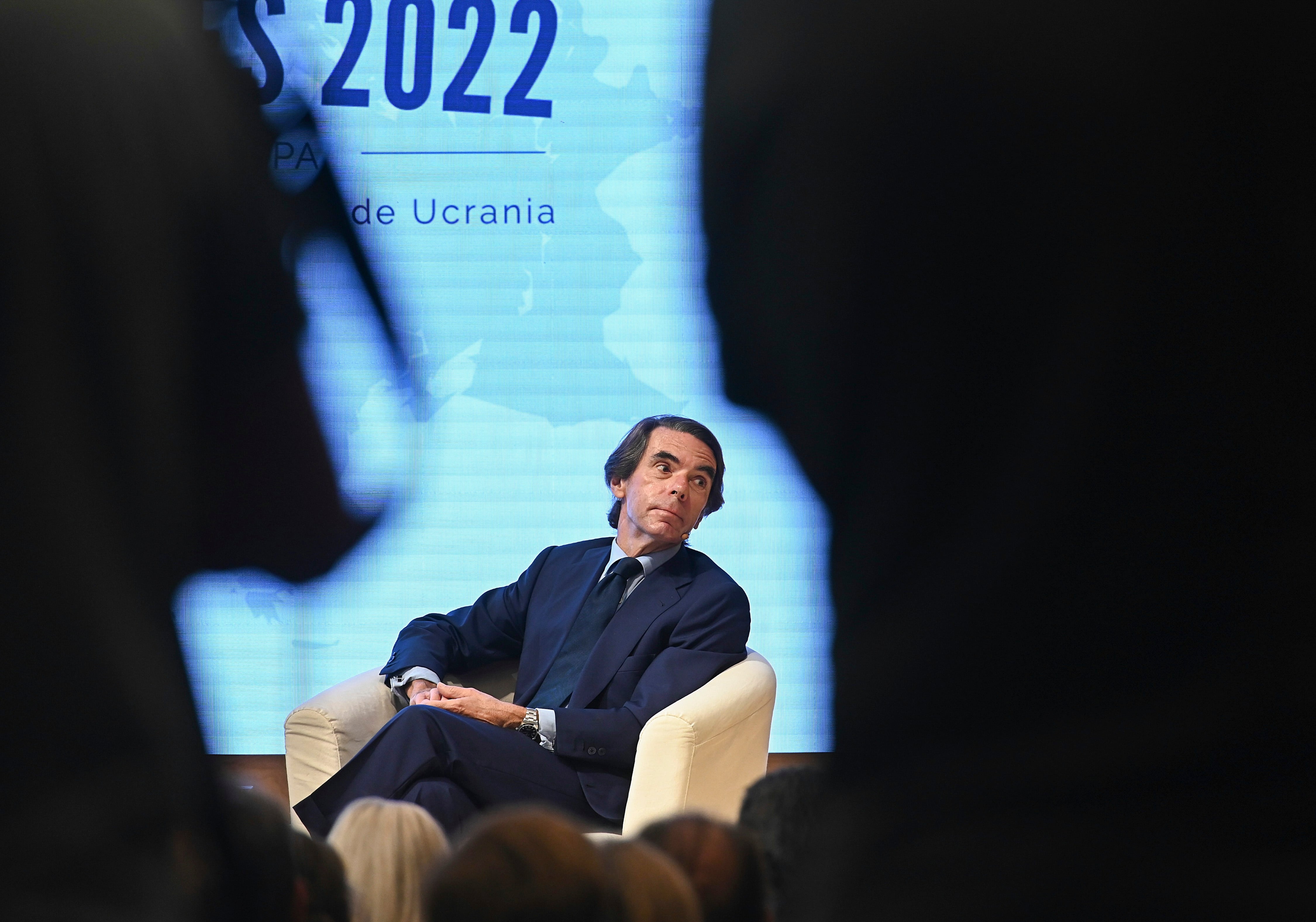 El expresidente del Gobierno y presidente de la Fundación FAES, José María Aznar, durante la clausura del campus FAES el pasado viernes