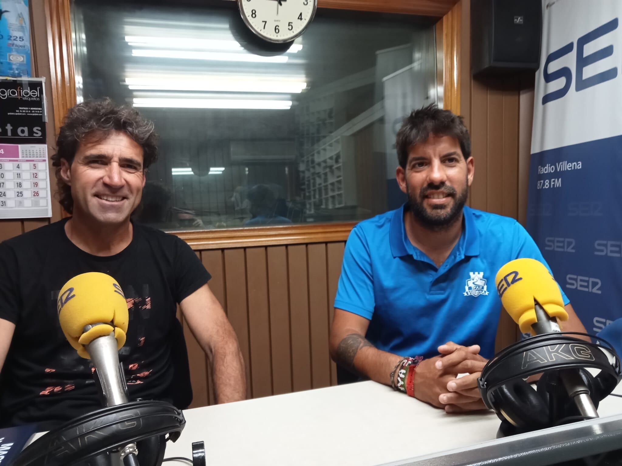 Miguel Mataix y David Macías, en Radio Villena SER