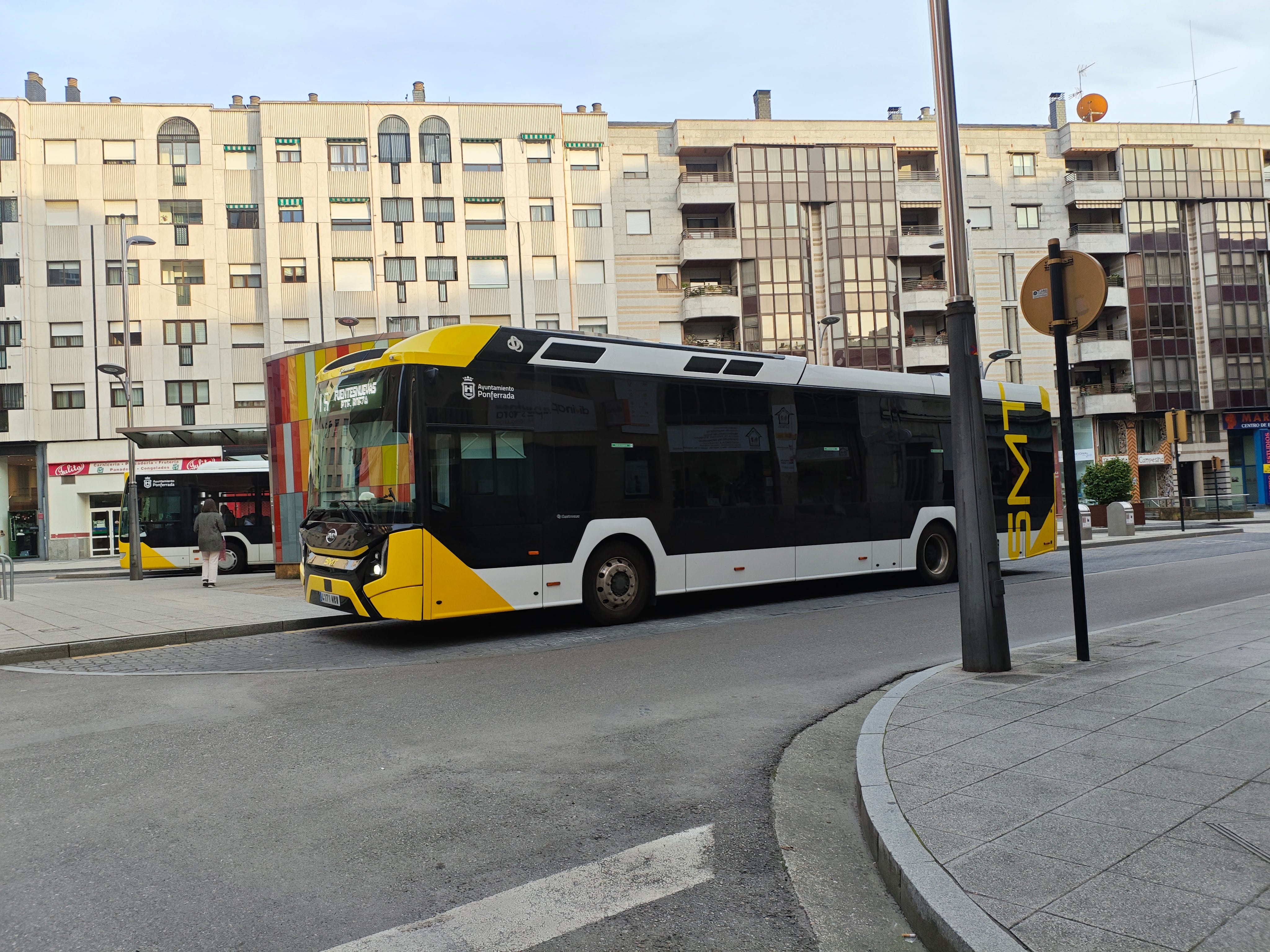 Autobús urbano en Ponferrada