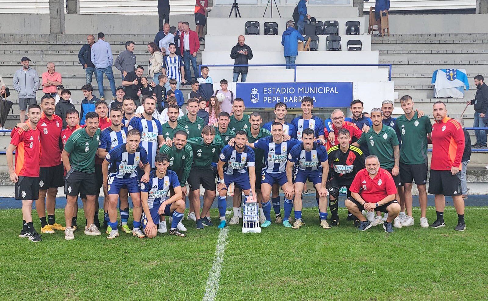 La plantilla blanquiazul conquistó el Enma Cuervo