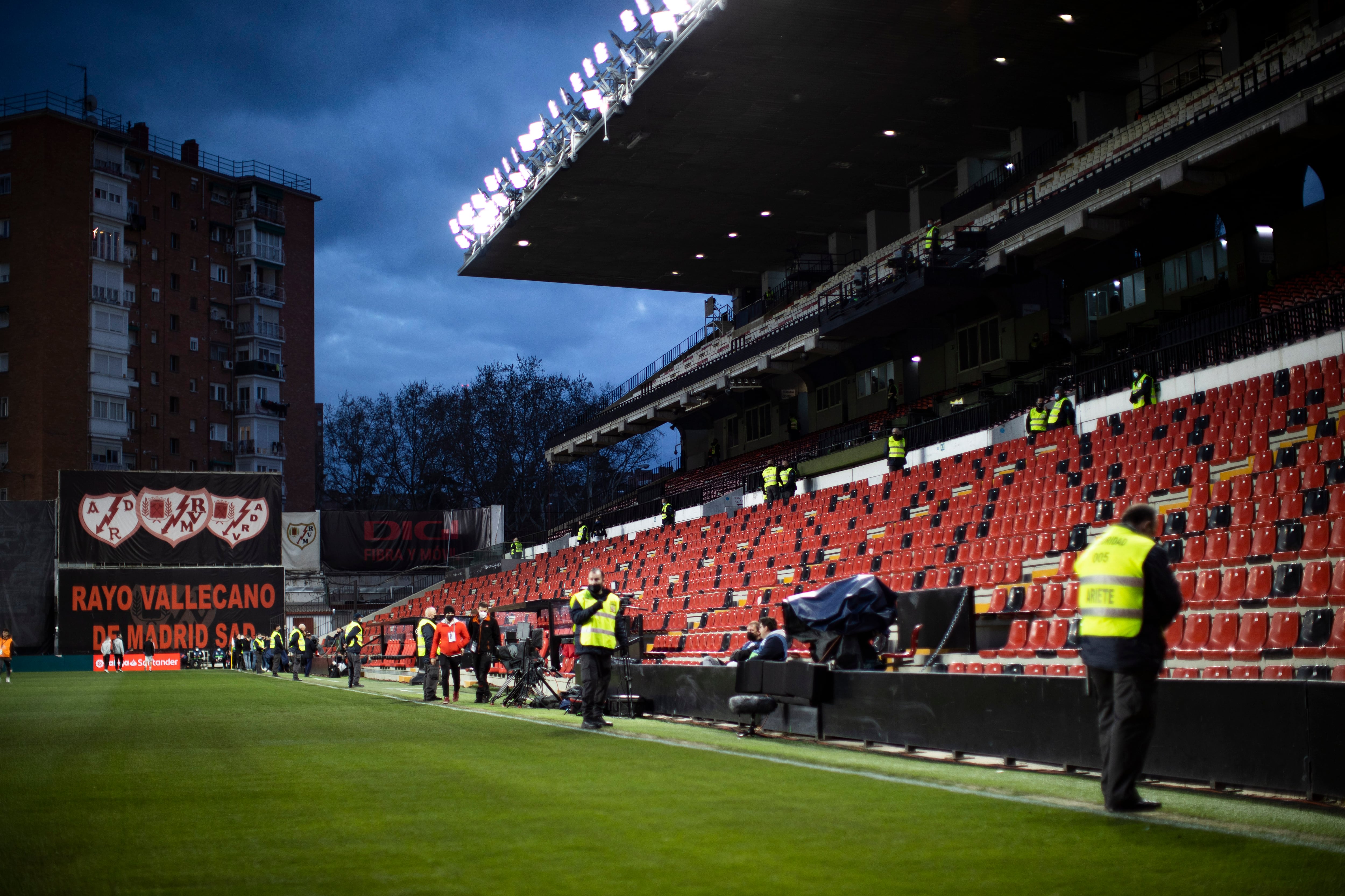 El Estadio de Vallecas, campo del Rayo Vallecano de Madrid. (Photo by David S. Bustamante/Soccrates/Getty Images)