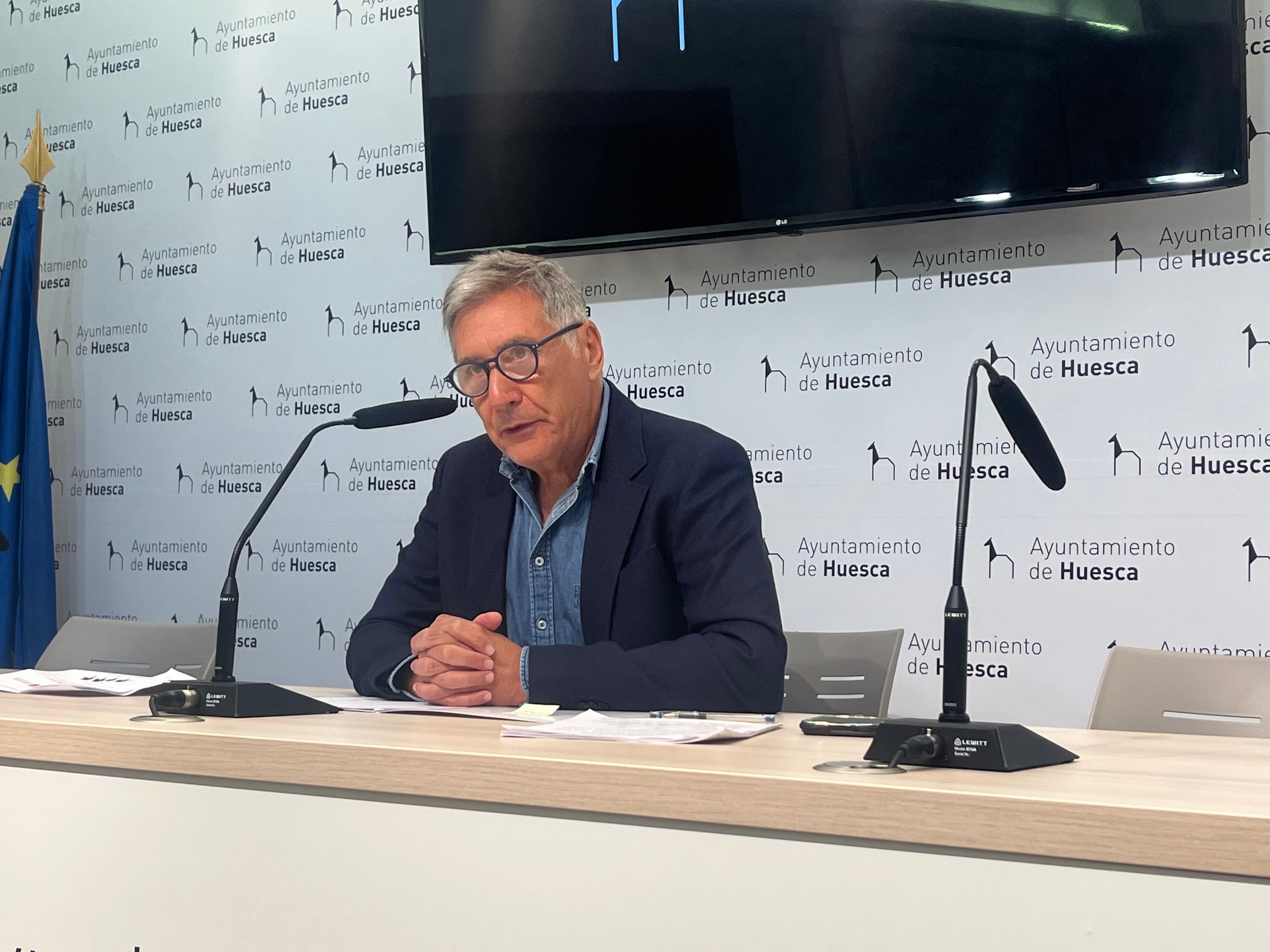 Ricardo Oliván, concejal de Hacienda del Ayuntamiento de Huesca