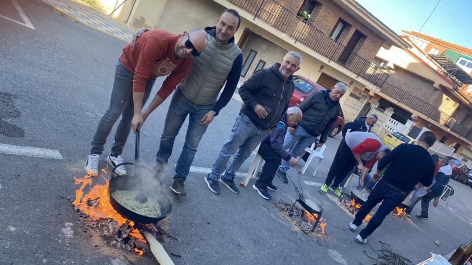 Almuerzo festero de los maseros de Biar