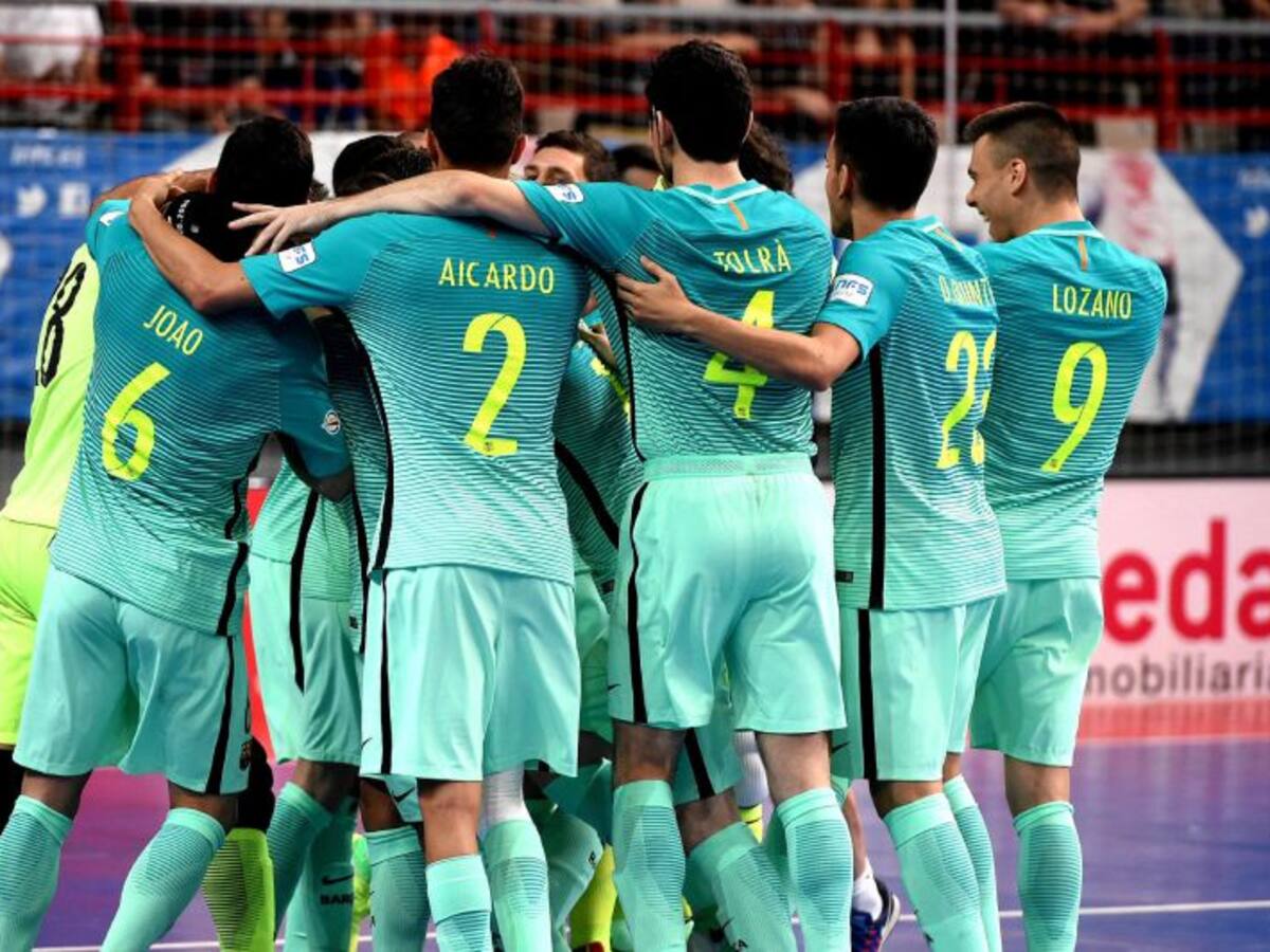 Sedano adelanta al Barça en la final de fútbol sala