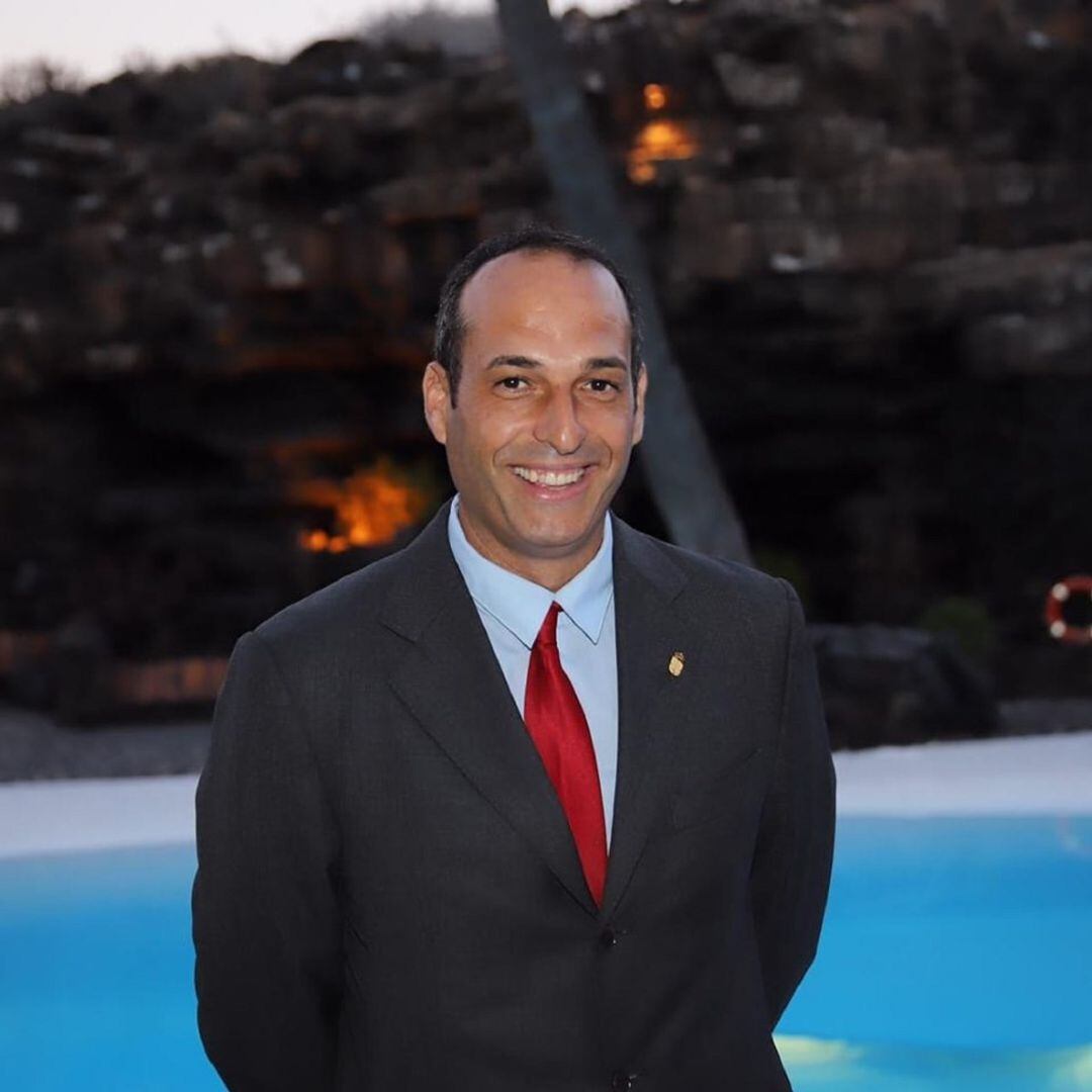 Alfredo Villalba en Jameos del Agua.