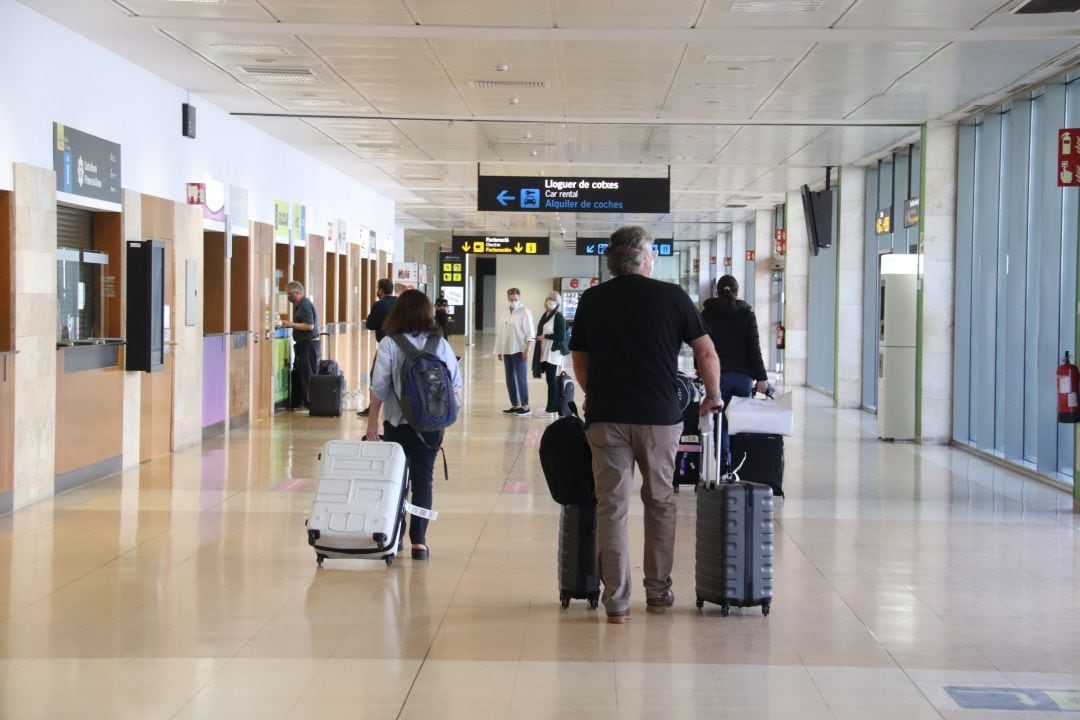 Una imatge de l&#039;aeroport de Girona.