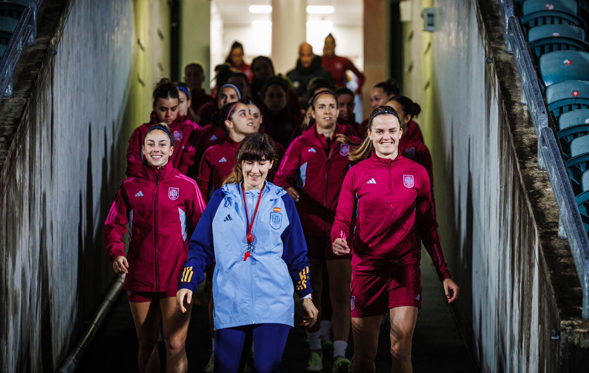 Blanca Romero y la selección femenina de fútbol de España