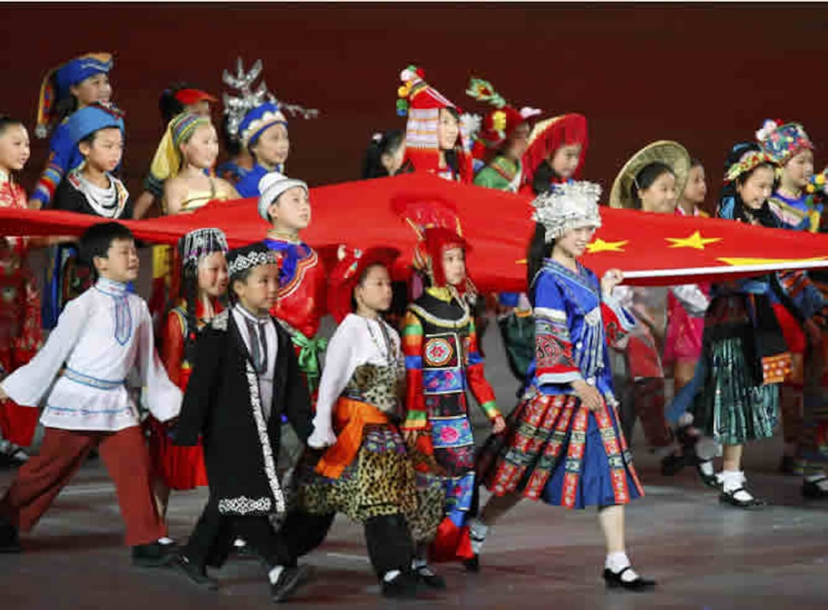 Durante toda la ceremonia, los niños han tenido un papel destacado.