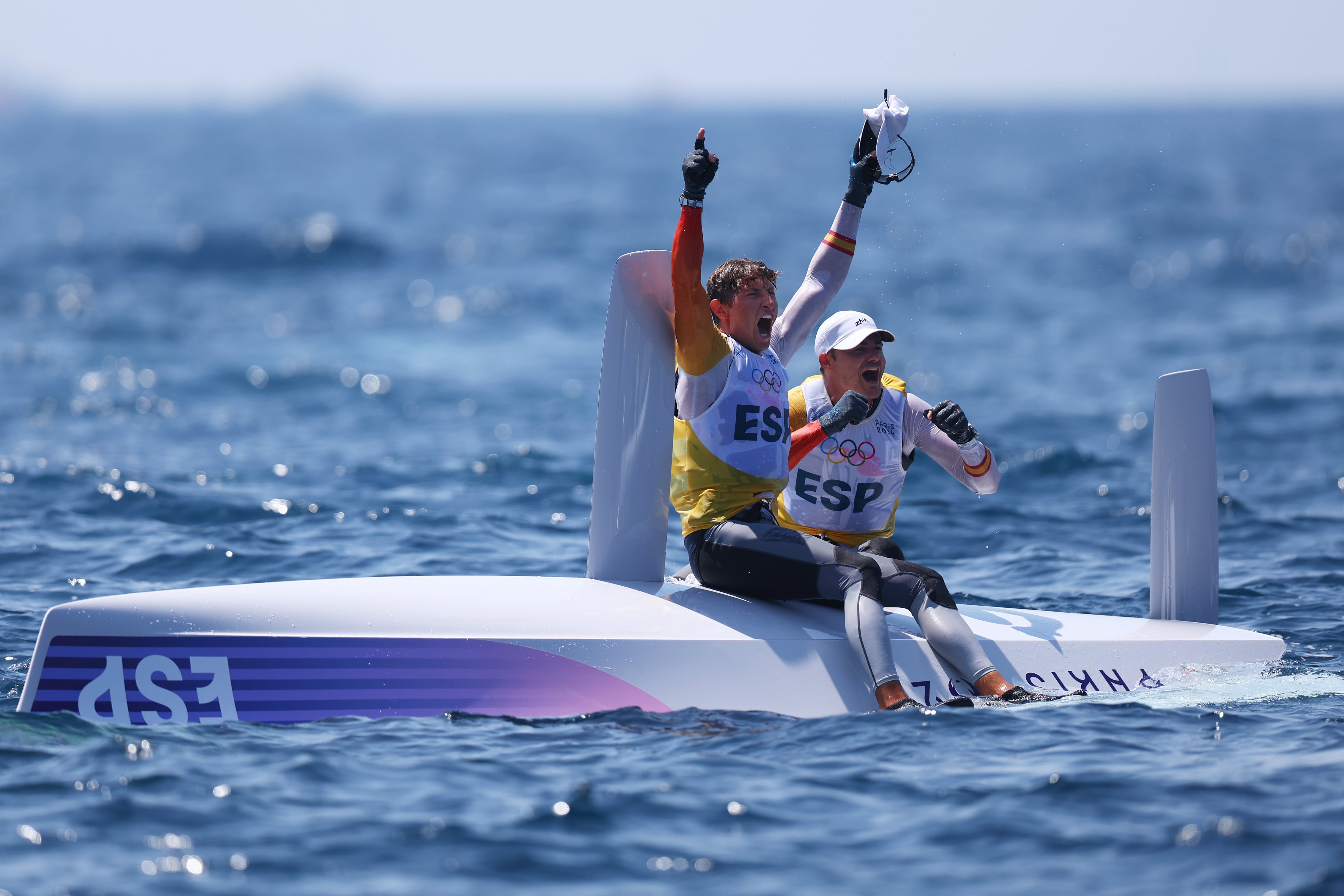 La emoción de Florian Trittel al recordar a su abuelo nada más coronarse campeón olímpico: "Él es el motivo por el que navegamos hoy"