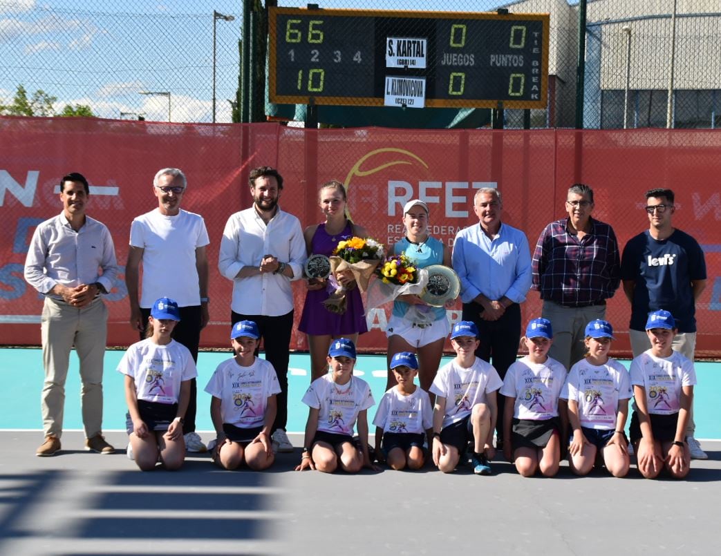 Entrega de premios del Torneo Conchita Martínez en Monzón