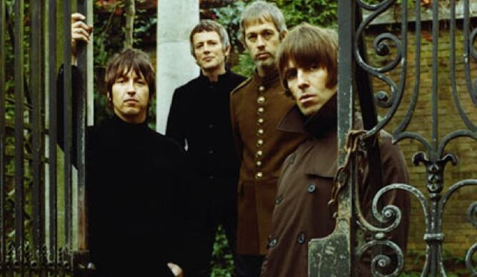 La banda británica en una foto promocional de su primer disco