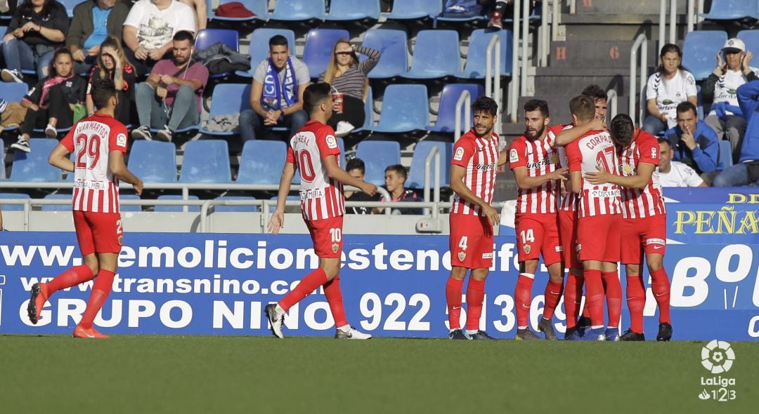 Celebración del 1-0.