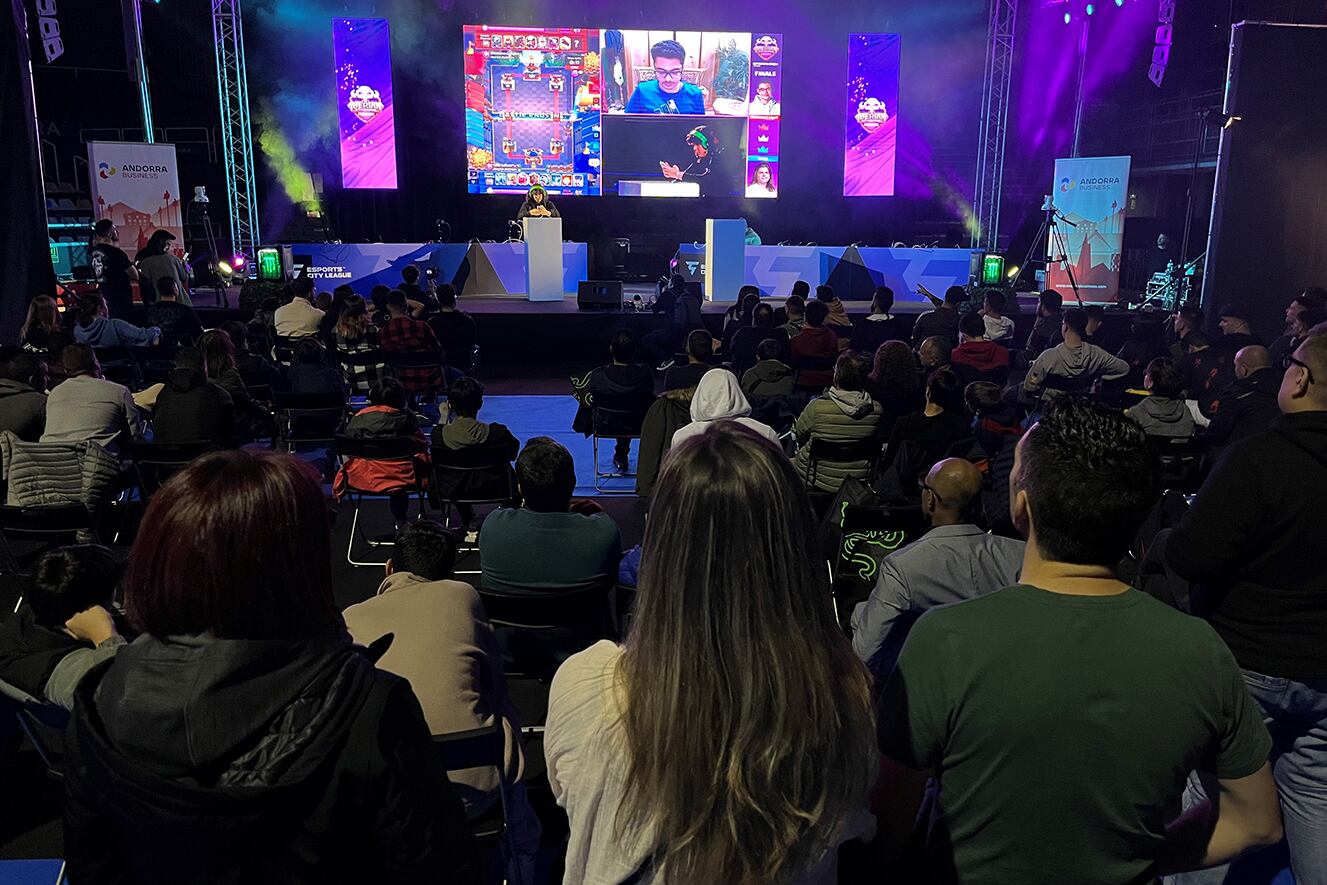 Una de les sessions celebrada aquest cap de setmanba de l'Andorra e-Sports City Fest.