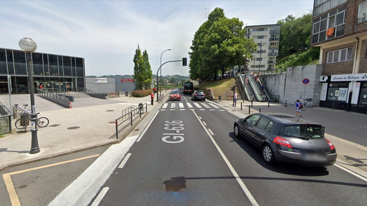 El accidente ha ocurrido en el paso de cebra del polideportivo Azken Portu.