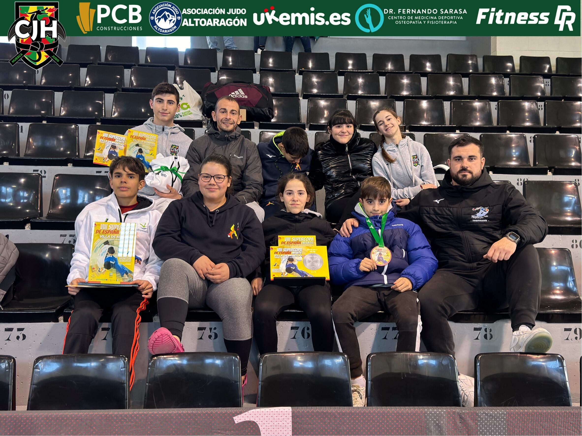 El Club Judo Huesca estuvo en Montijo