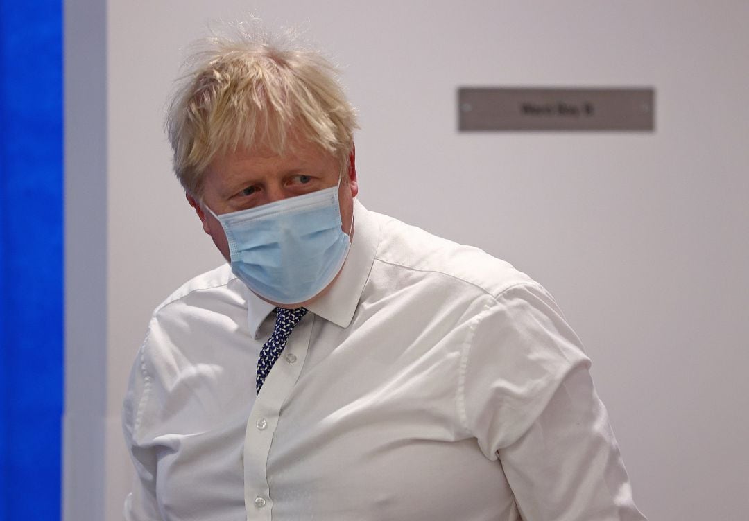 Imagen del primer ministro británico, Boris Johnson