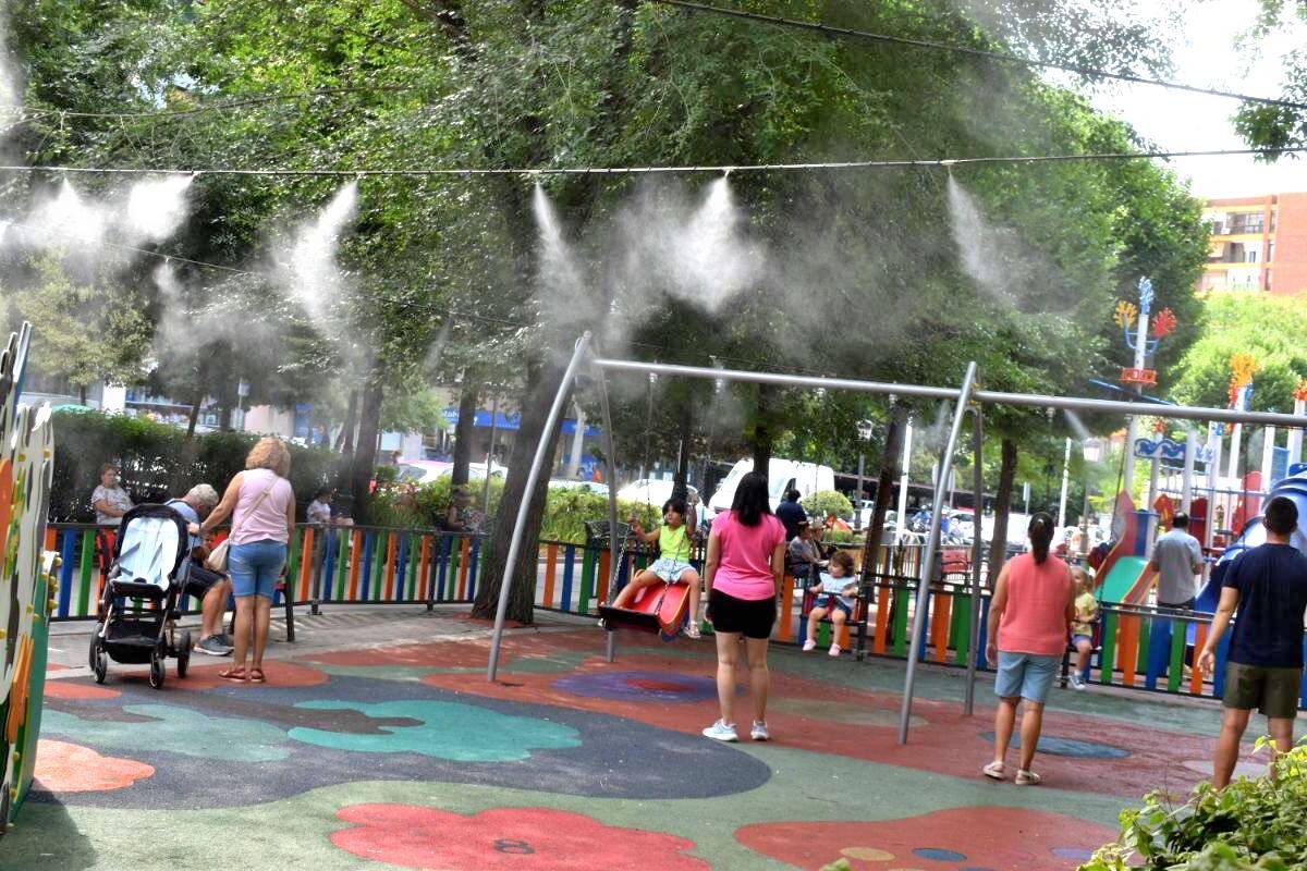 Nebulizadores municipales en Puertollano