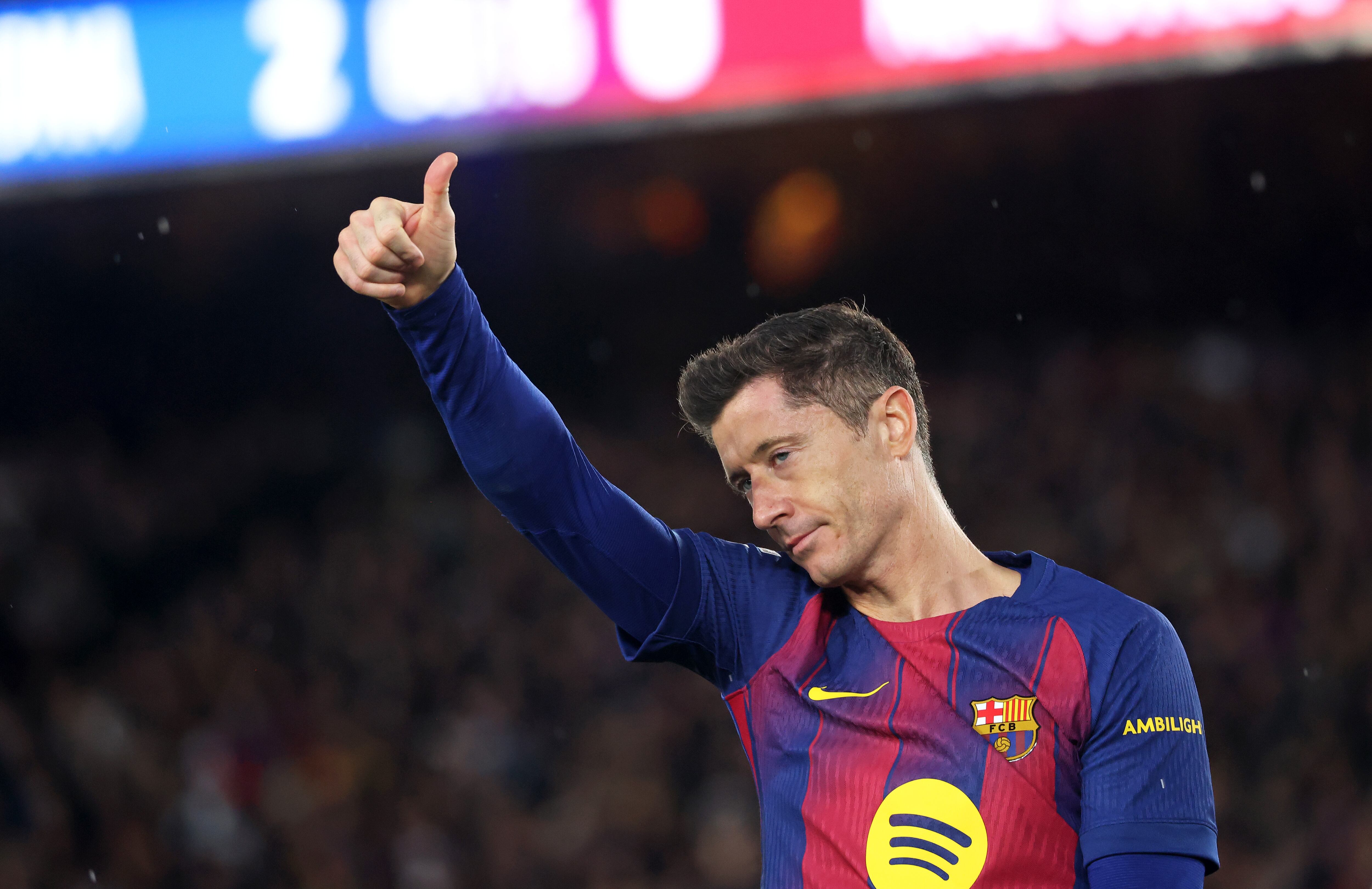 Robert Lewandowski, jugador del Barça