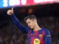 Robert Lewandowski, jugador del Barça