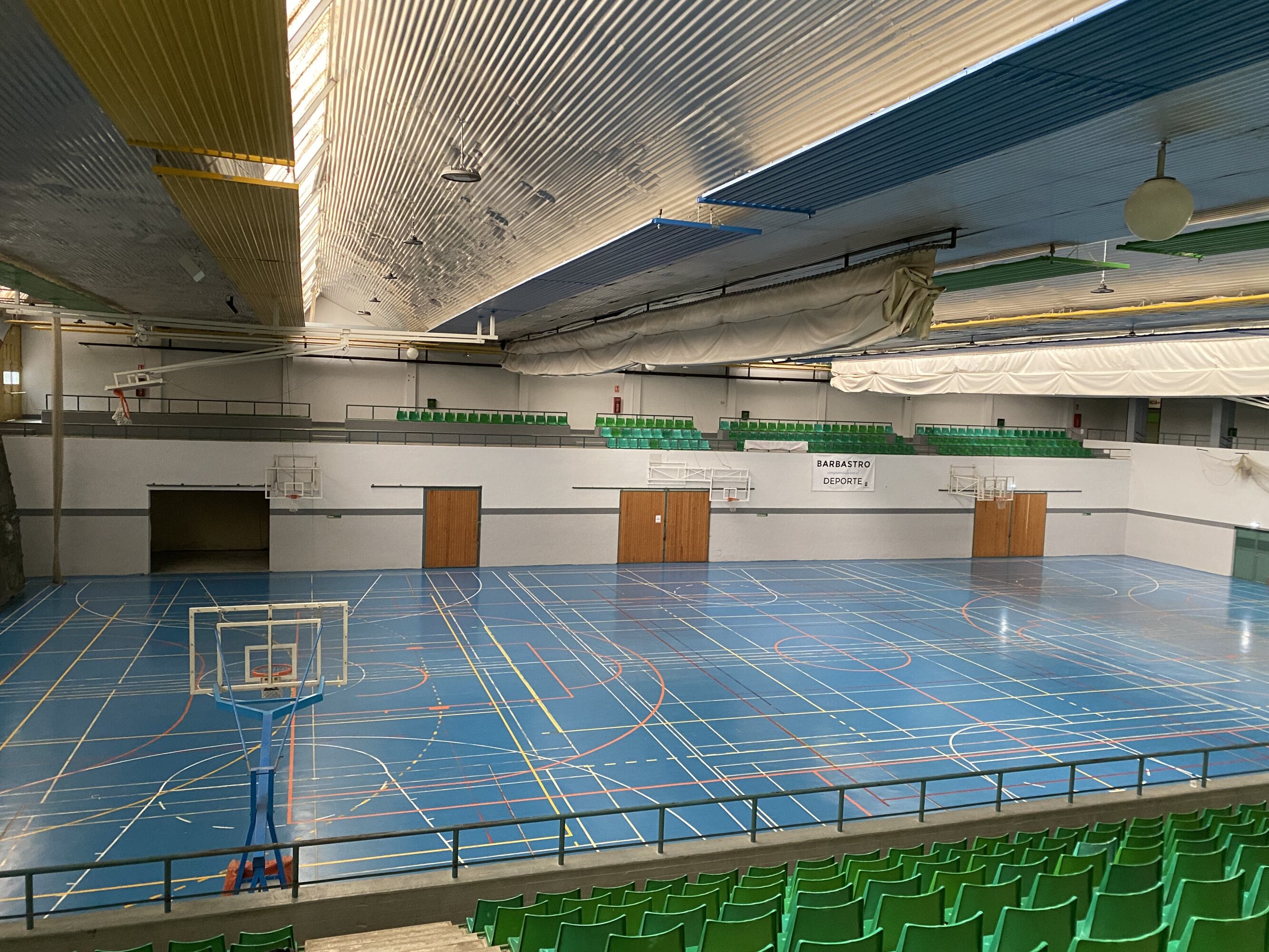 Está previsto remodelar y acondicionar la cubierta del pabellón deportivo municipal ‘Ángel Orús’