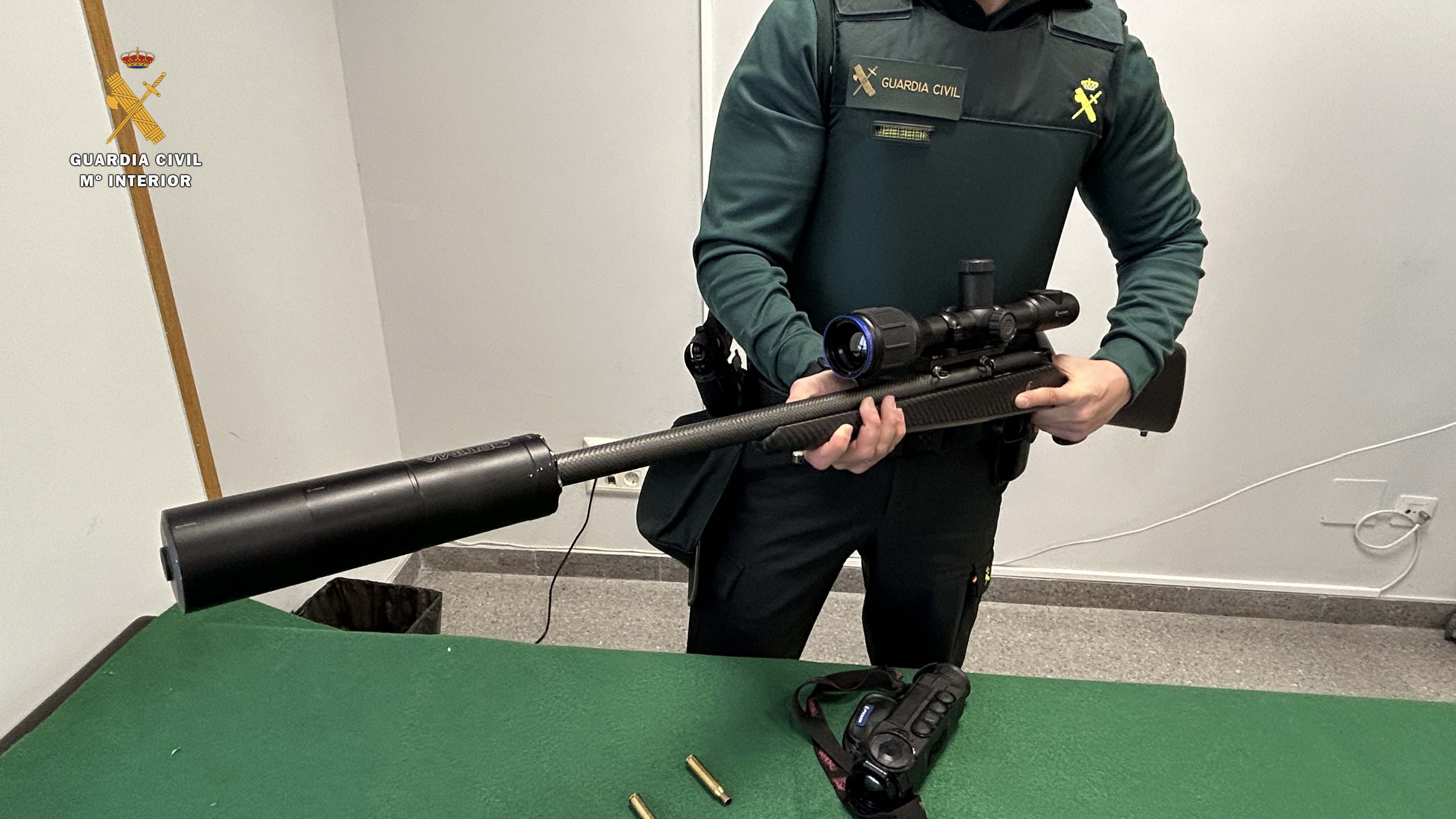 Arma incautada en San Vicente de la Sonsierra