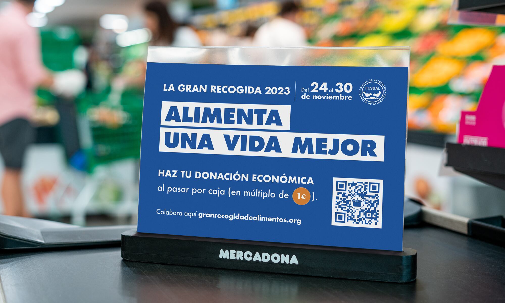 Separador en una caja de Mercadona.