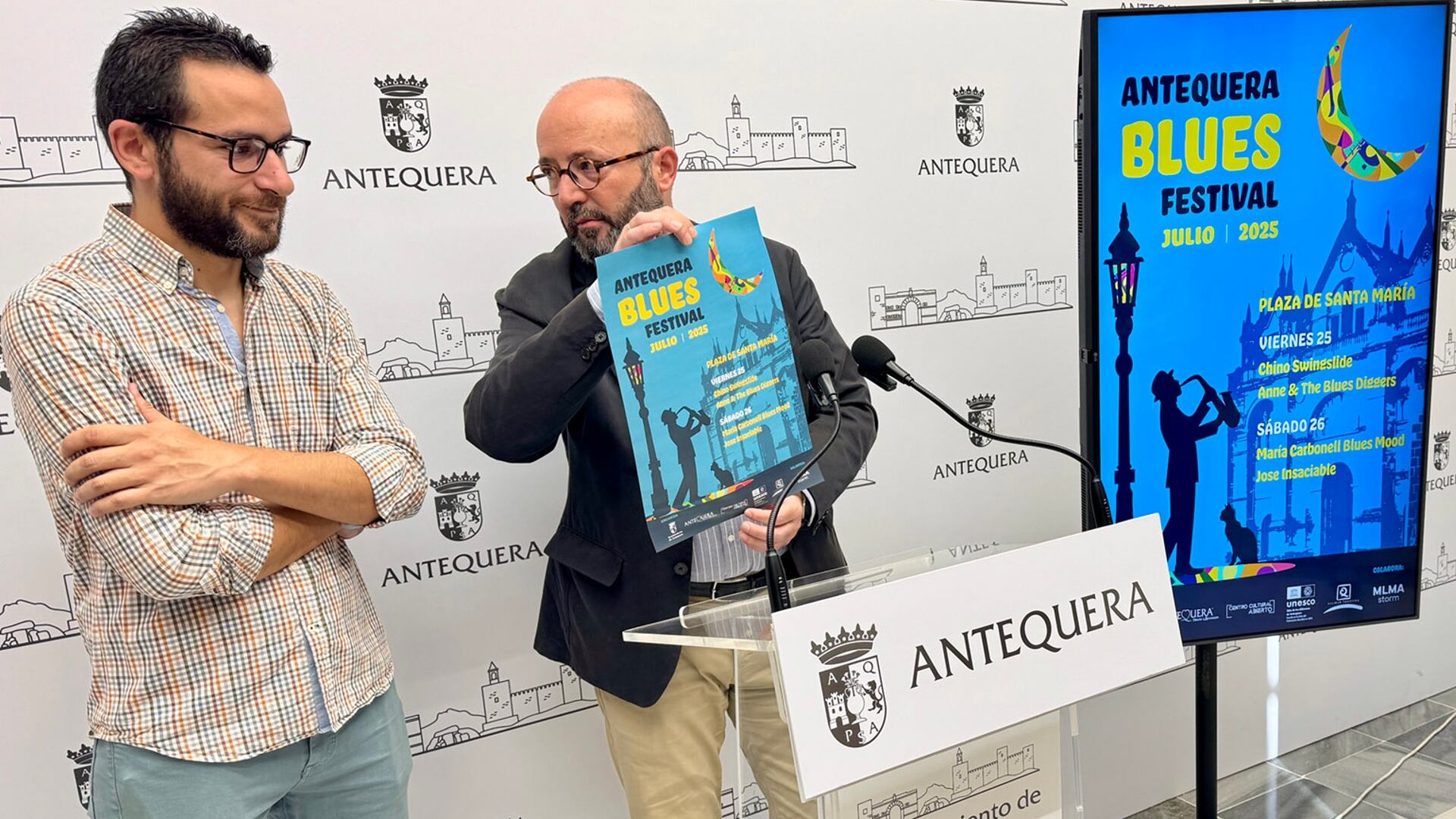 Presentación del Antequera Blues Festival 2025