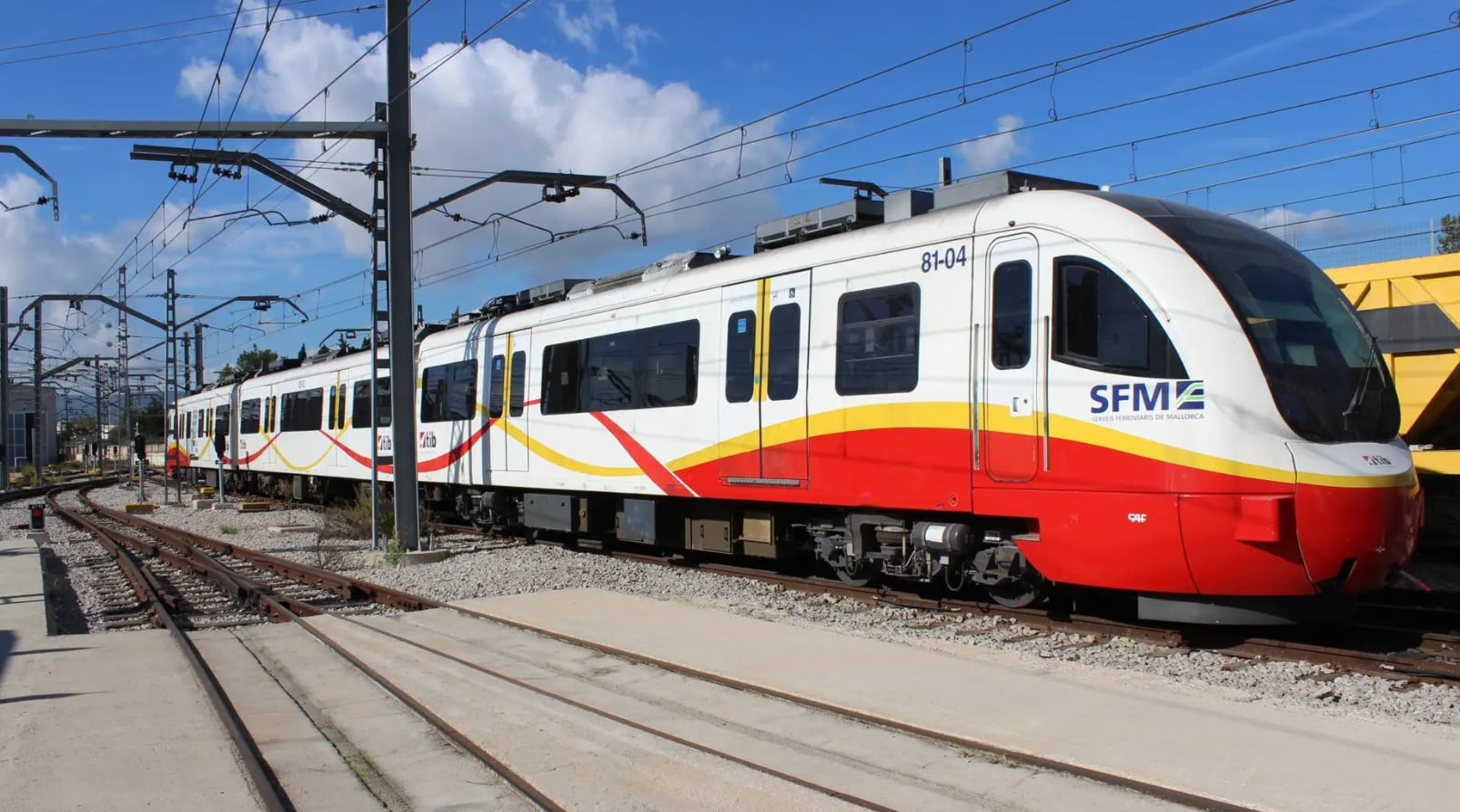 Tren de la red ferroviaria de Mallorca.