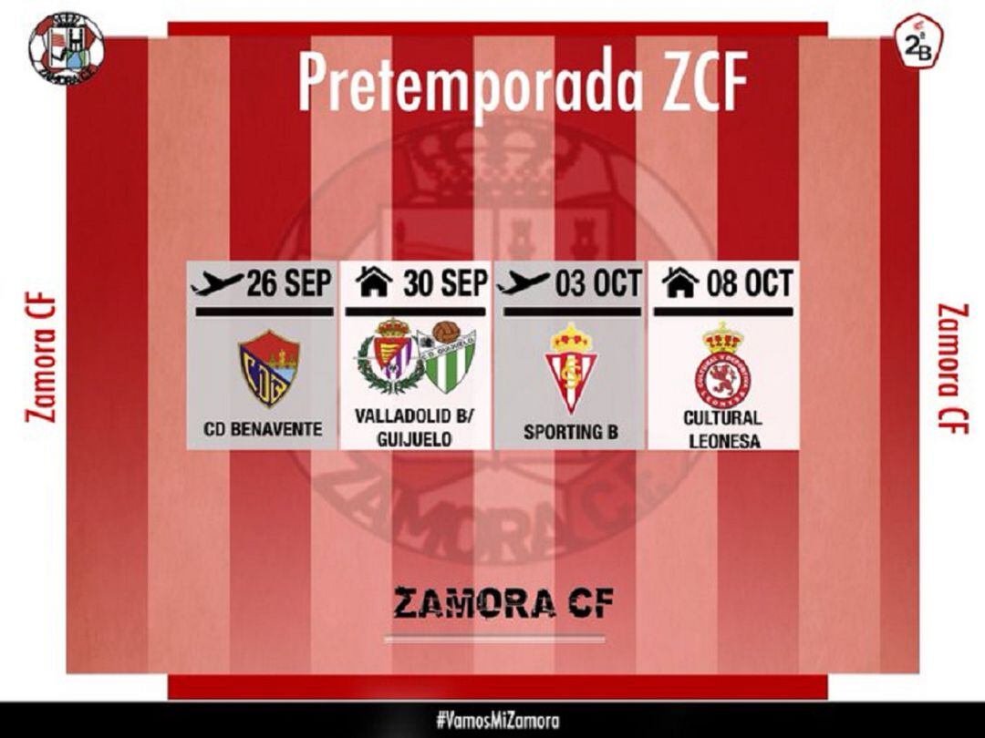 Pretemporada del Zamora CF