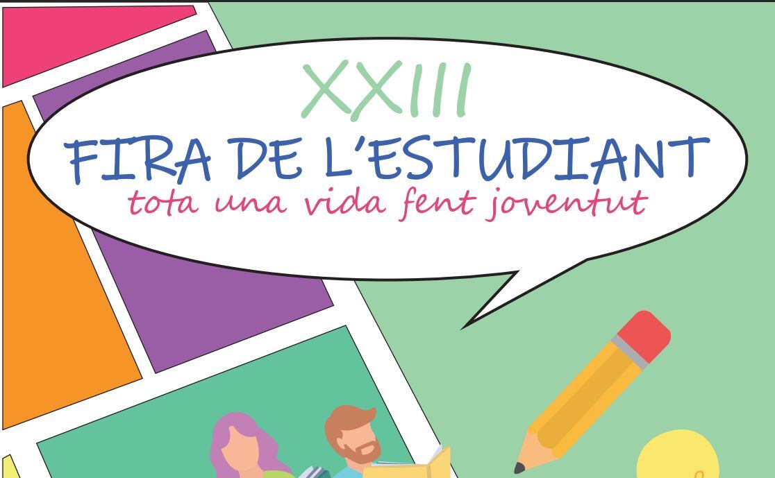 Cartel de la XXIII Fira de l&#039;Estudiant de Gandia.