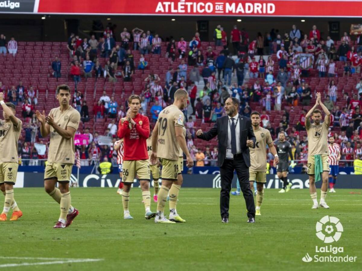 Atlético 2-1 Almería: Del chaparrón a salir ardiendo