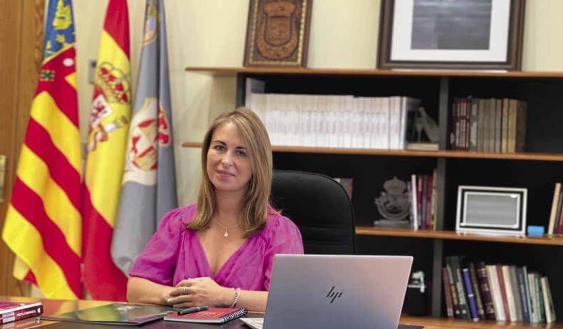 Rocío Cortés, presidenta de la Federación Valenciana de Municipios y Provincias y alcaldesa de Requena. Foto: AYTO. DE REQUENA