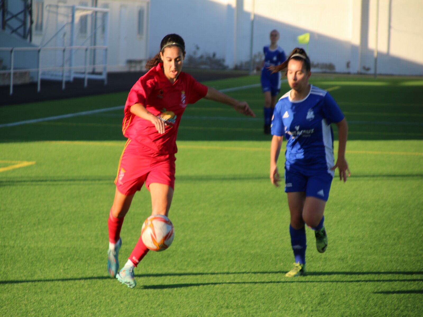 Uno de los partidos disputados en tías, Lanzarote.