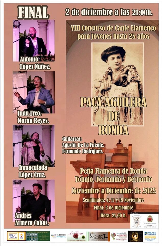 4 serán los finalistas que actuarán en esta ultima fase