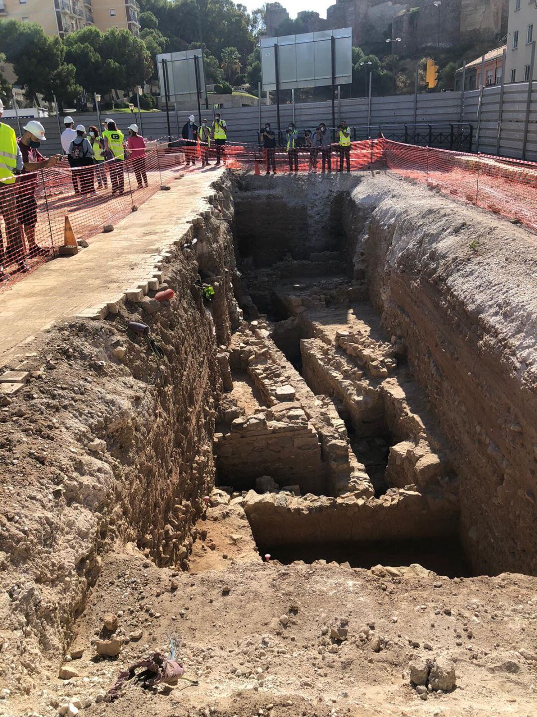 Restos encontrados en el solar de los antiguos cines Astoria