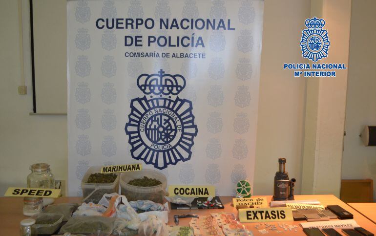 Imagenes de la droga intervenida