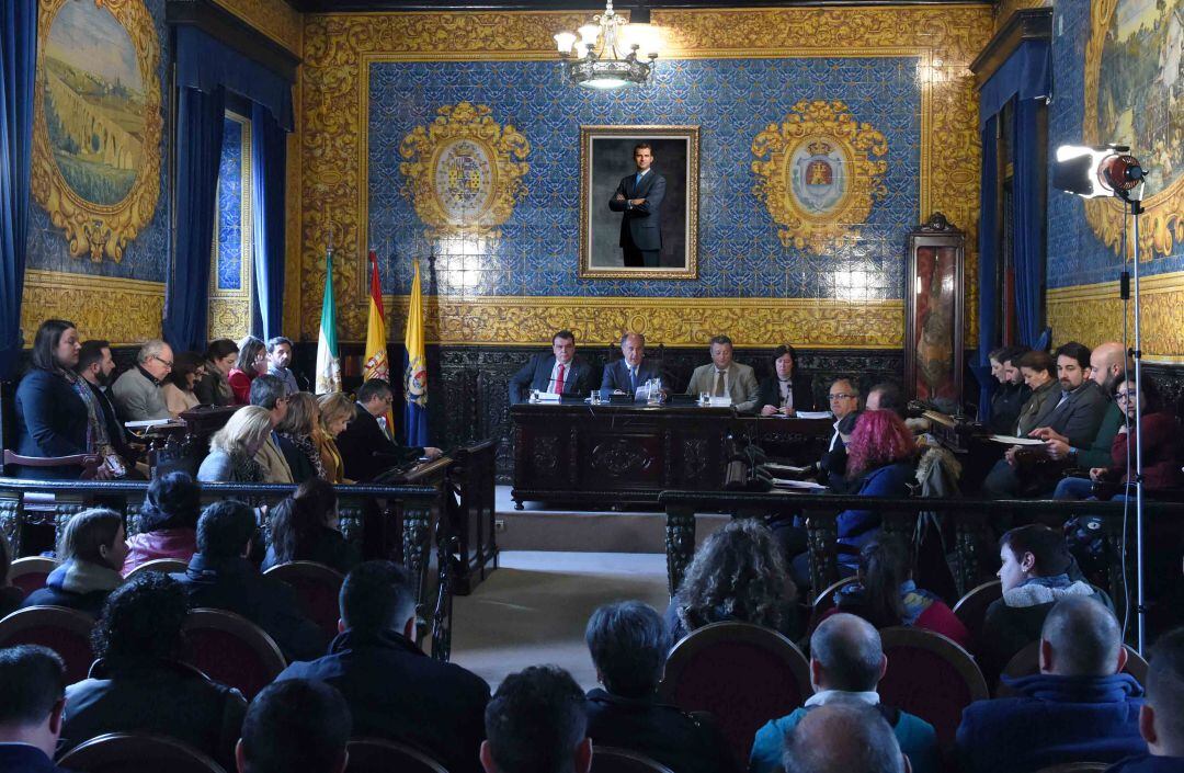Imagen de un pleno de la corporación municipal.