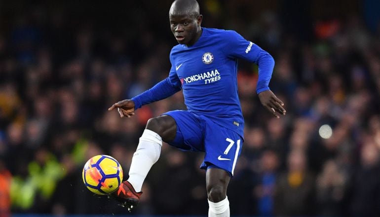 N&#039;Golo Kanté, en un partido del Chelsea.