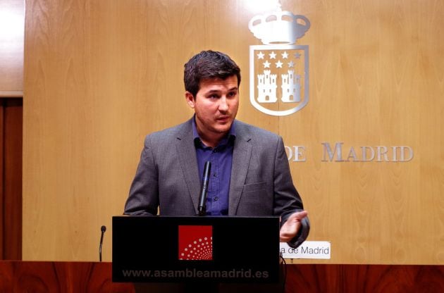 El nuevo portavoz de Más Madrid, Pablo Gómez Perpinya