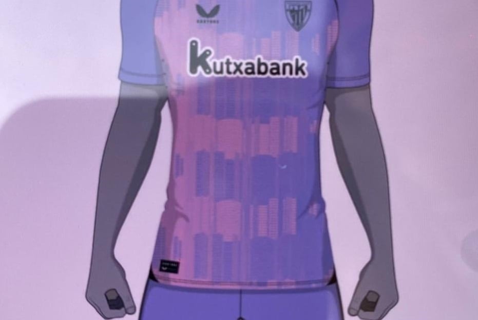 Diseño de la tercera equipación del Athletic para la próxima temporada que este martes se ha filtrado por Internet