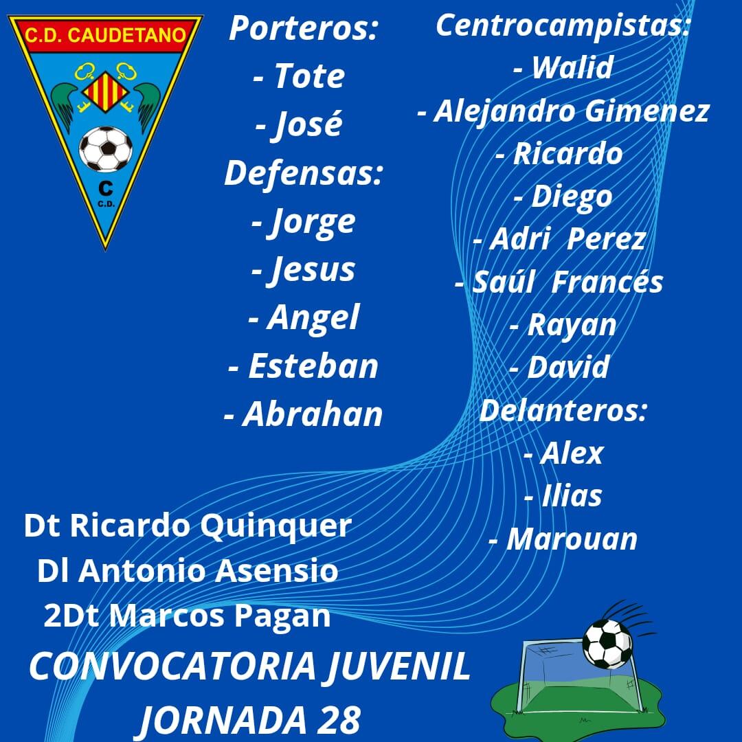 Convocatoria del juvenil