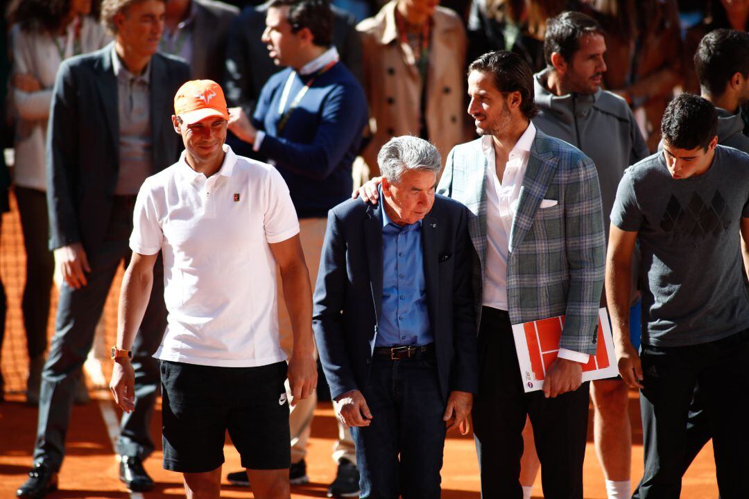 Feliciano,en el homenaje de David Ferrer