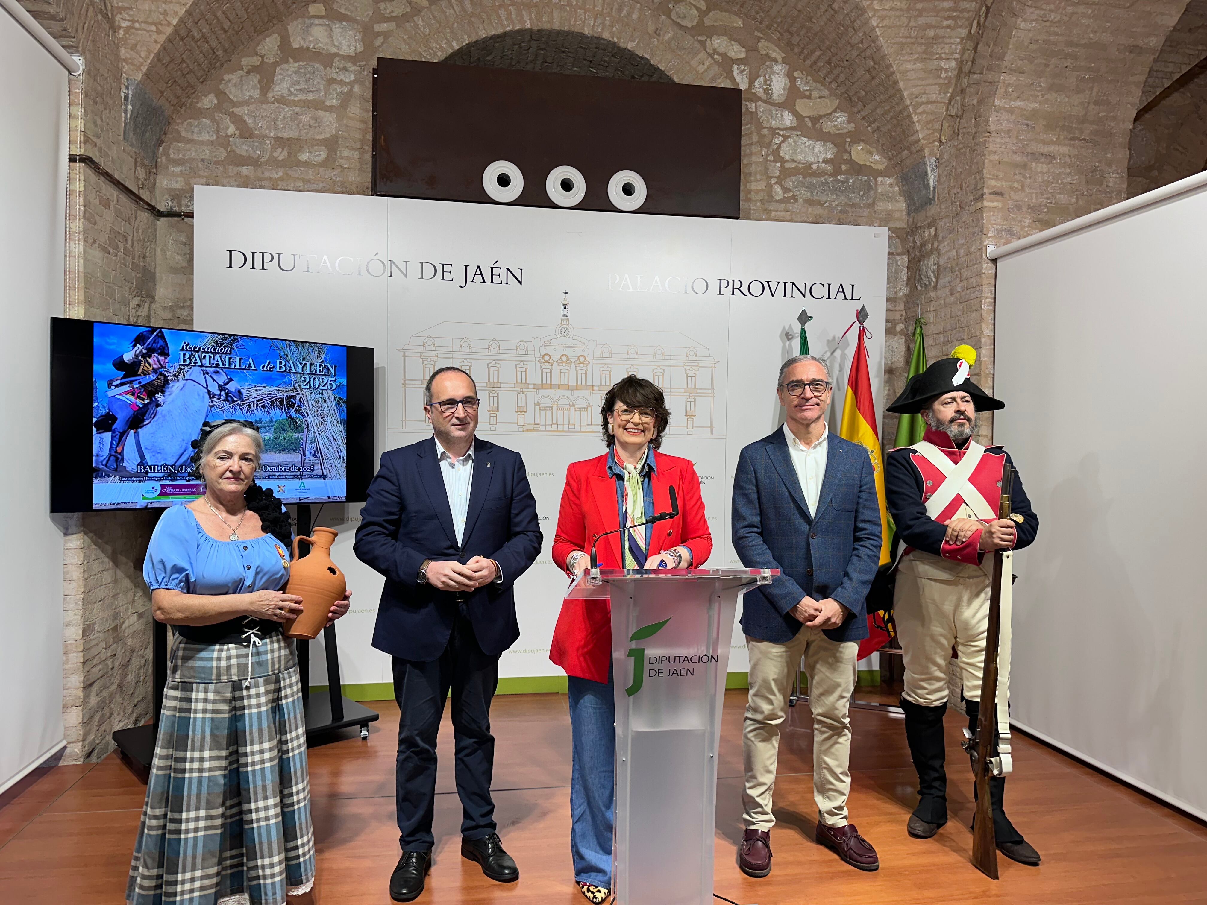 Presentación de la recreación de la Batalla de Bailén.