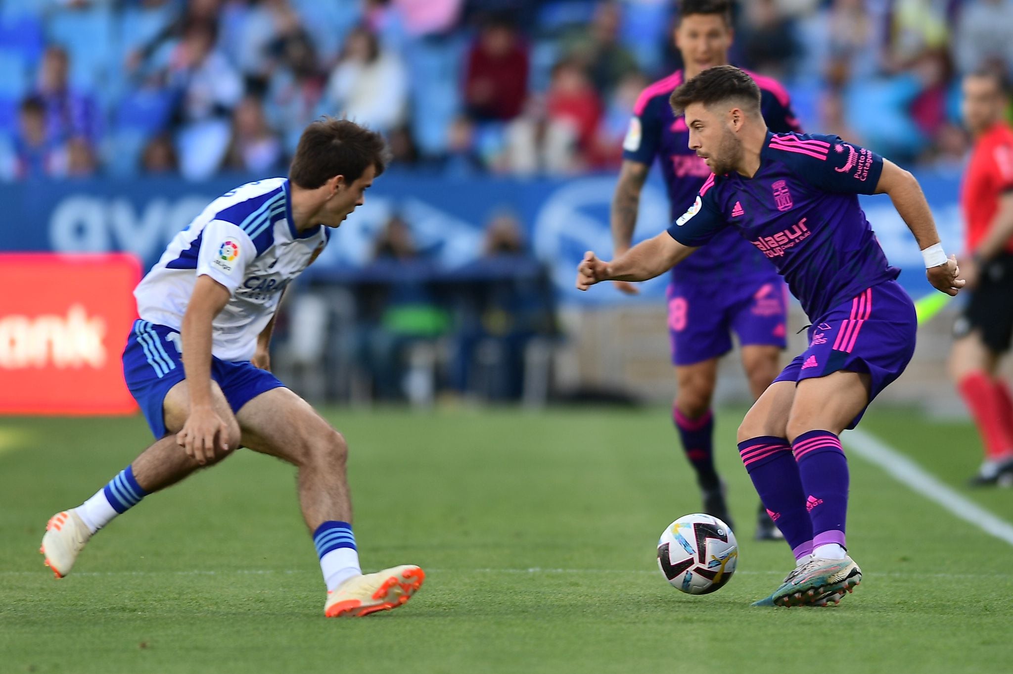 Momento del Real Zaragoza-FC Cartagena