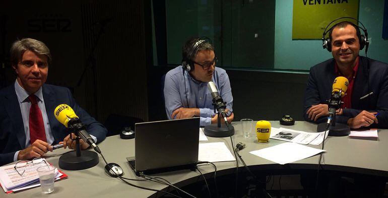 Ángel Garrido e Ignacio Aguado durante su participación en La Ventana de Madrid