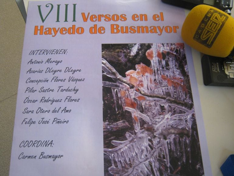 La octava edición de los Versos en el Hayedo se celebra el día 13 de agosto