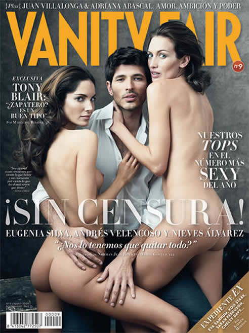 Portada de la revista &#039;Vanity Fair&#039; correspondiente al mes de mayo en la que Blair califica a Zapatero como un &quot;buen tipo&quot;